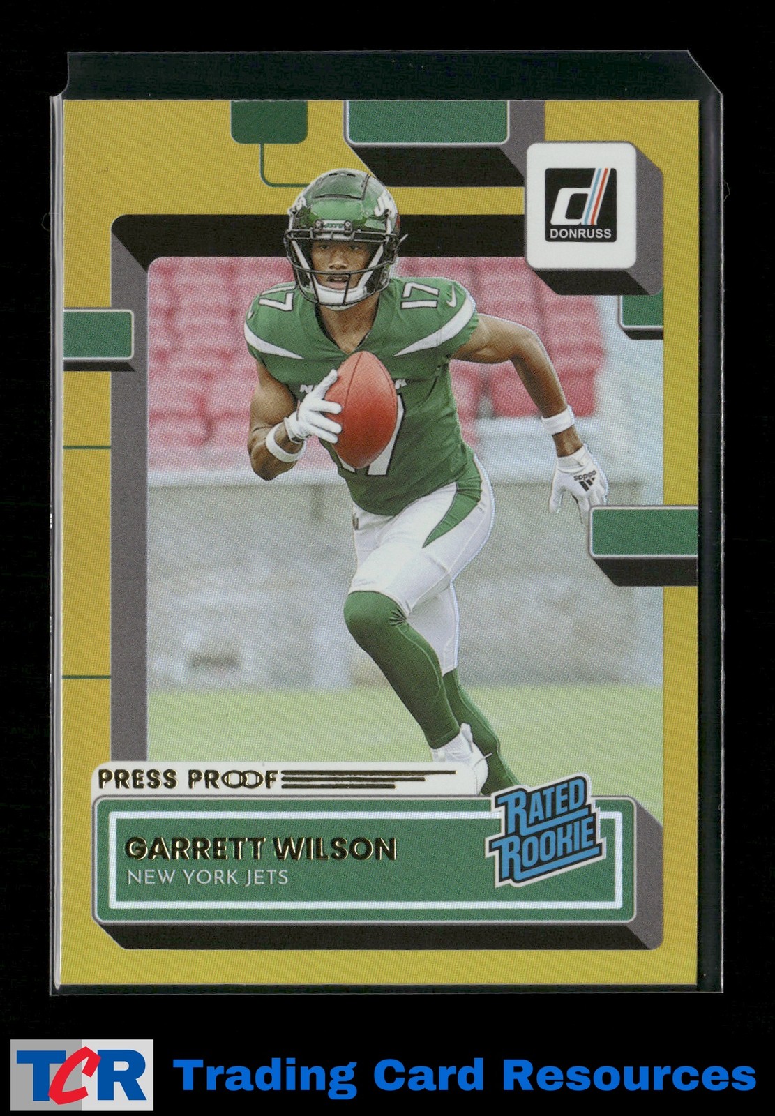 2022 Donruss #306 Garrett Wilson Premium Press Proof