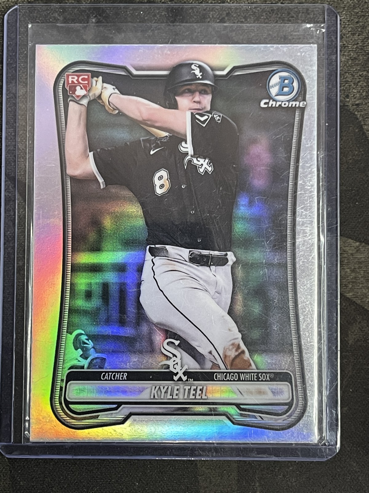 2026 Bowman #19 Kyle Teel Rookie Red RC Logo