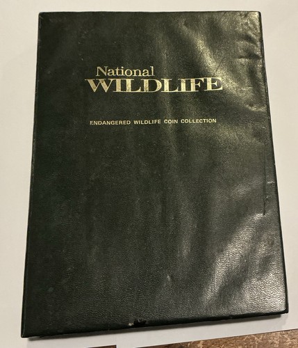 National Wildlife Endangered Species Coin Medal Album (No Coins)