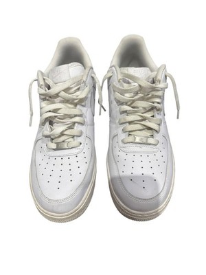 Nike Air Force 1 Low 07 Triple White Sz 12 Moderately Used