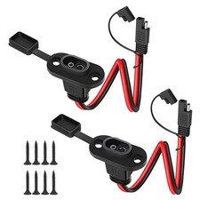 2 Pack SAE Quick Connector Harness  1FT 10AWG SAE Adapter Male Plug to Female...