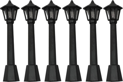 Mini Lamppost 6PCS Miniature Railway Train Lamp Post Lights Street Light Model f