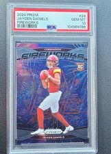 2024 Panini Prizm - Fireworks Jayden Daniels #24 (RC)
