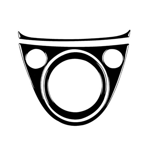 AMA SHOP Adesivo Prespaziato Capriolo colore nero | Adesivi per Auto
