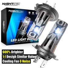 2X H7 Auto LED Scheinwerfer 6500K Mit Zulassu...