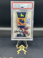 2005-06 Ultimate Collection Grant Fuhr Endorsed Emblems Auto Patch  /35 Dual PSA