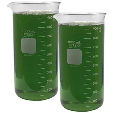 PYREX Tall Form Berzelius Beakers w Spout, Graduated, 1000mL