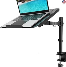 WALI Laptop Tray Desk Mount for 17inch Notebook, Fully Adjustable Laptop Arm up