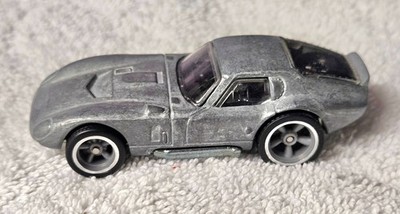 Hot Wheels - Shelby Cobra Daytona Zamac, unspun prototype with Real riders VHTF