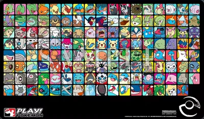 Pokemon Professor Playmat Gen HOENN GEN 3 TCG CUSTOM Program - Bild 1 von 2