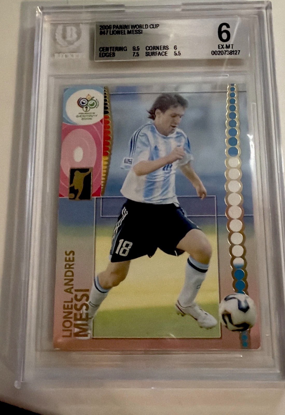 2006 Panini FIFA World Cup Germany - Lionel Messi #47 view 1