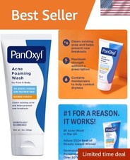 Antimicrobial Acne Foaming Cleanser - 3 oz. Maximum Strength Benzoyl Peroxide