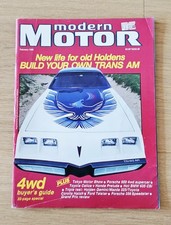 MODERN MOTOR MAGAZINE FEBRUARY 1986 PONTIAC TRANS AM PORSCHE 959 PRELUDE CELICA