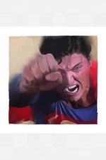 Superman Christopher Reeve by Yvan Quinet Poster Ltd Edition x/135 Print Art