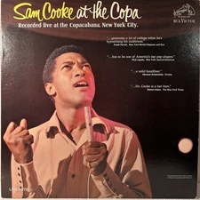 Sam Cooke At The Copa 1964 VG+ MONO LPM2970 Canada Pressing