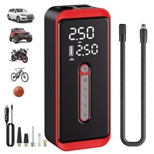  Cordless Tire Inflator for Car Tires, Portable Air Compressor 150PSI with 