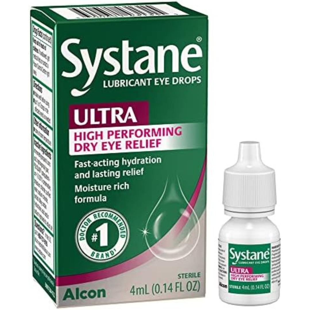 Systane Ultra Lubricant Eye Drops,0.14 Fl Oz (Pack of 1)