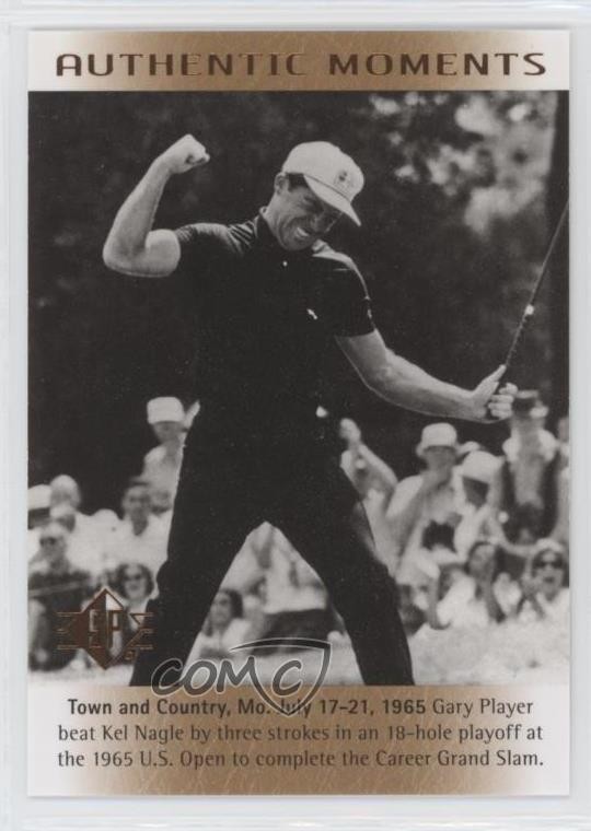 2014 SP Authentic Authentic Moments Retail Gary Player #68 8d1