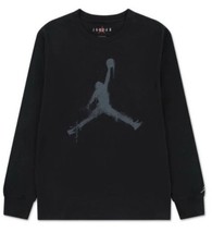 Jordan Jumpman Drips T-Shirt M/M Nera Stampa Gri Junior Bimbo 95F353-023