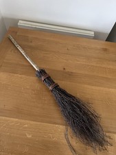 Handmade Ritual Besom Witches Broom with Hazel Handle Traditional Birch