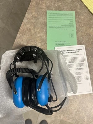 Sigtronics: SG-45 Ground Support Headset (komplett im Karton), Farbe: blau - Bild 1 von 2