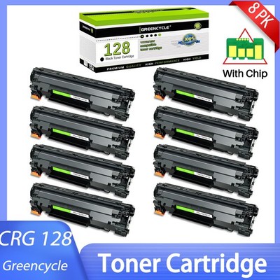 8PK Black 126 CRG126 CRG128 Toner For Canon Imageclass MF4412DN MF4410 MF4890dw
