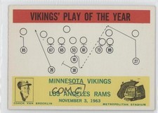 1964 Philadelphia Minnesota Vikings Norm Van Brocklin #112 HOF 0u7