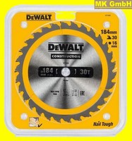 Dewalt Dt 1940 KreissäGeblatt FüR HandkreissäGe 184X16Mm, 30WZ, DT1940 -QZ