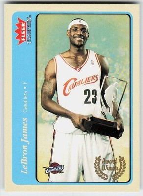 2004-05 Fleer Tradition #210 LeBron James BASKETBALL Cleveland Cavaliers