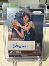 2024-25 Panini Prizm - Rookie Signatures Jaylen Wells #RSI-JWG (AU, RC)
