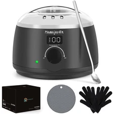 Wax Melter for Candle Making, Candle Melting Pot with Led Temperature Display, C