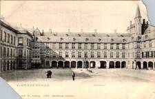 1900s Binnenhof The Hague Postcard Junkler Leipzig Knights Hall Unused