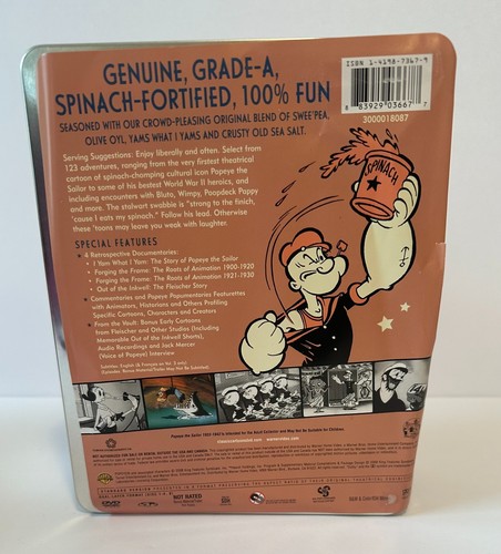 Popeye the Sailor 1933-1943 8-DVD Set in Collector's Tin - Picture 10 of 12
