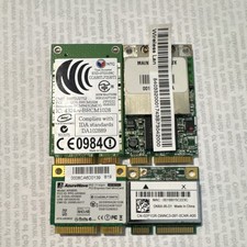 Lot of 4 Laptop WiFi Cards Mini PCIe Wireless Cards Broadcom AzureWave Untested