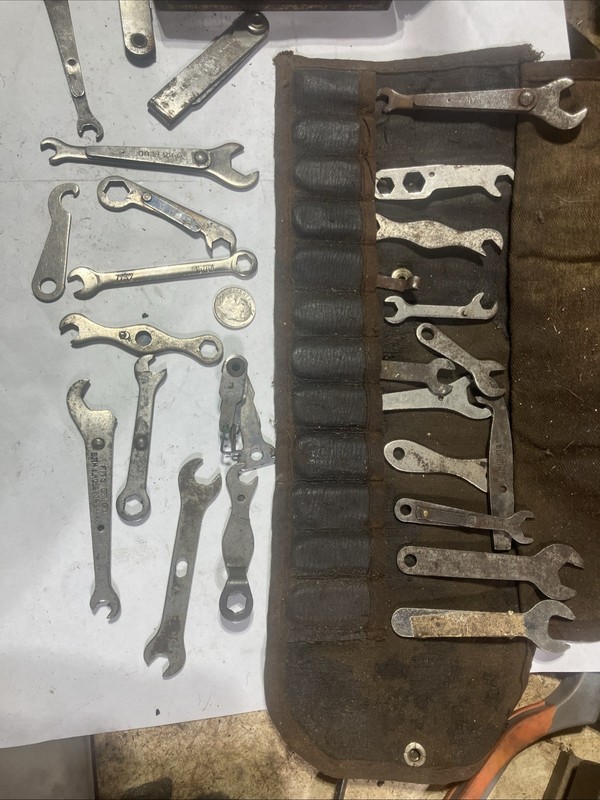 Large Lot Of Spark plug Wrenches