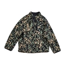 Girls Sz 8 Camouflage Fleece 1/2 Zip New, No Paper Tag By Art Class