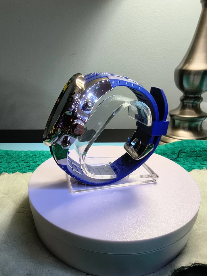 Joshua and Sons Modelo JS 50 BU Hombre Cronógrafo Esfera Azul Foto 2 de 4