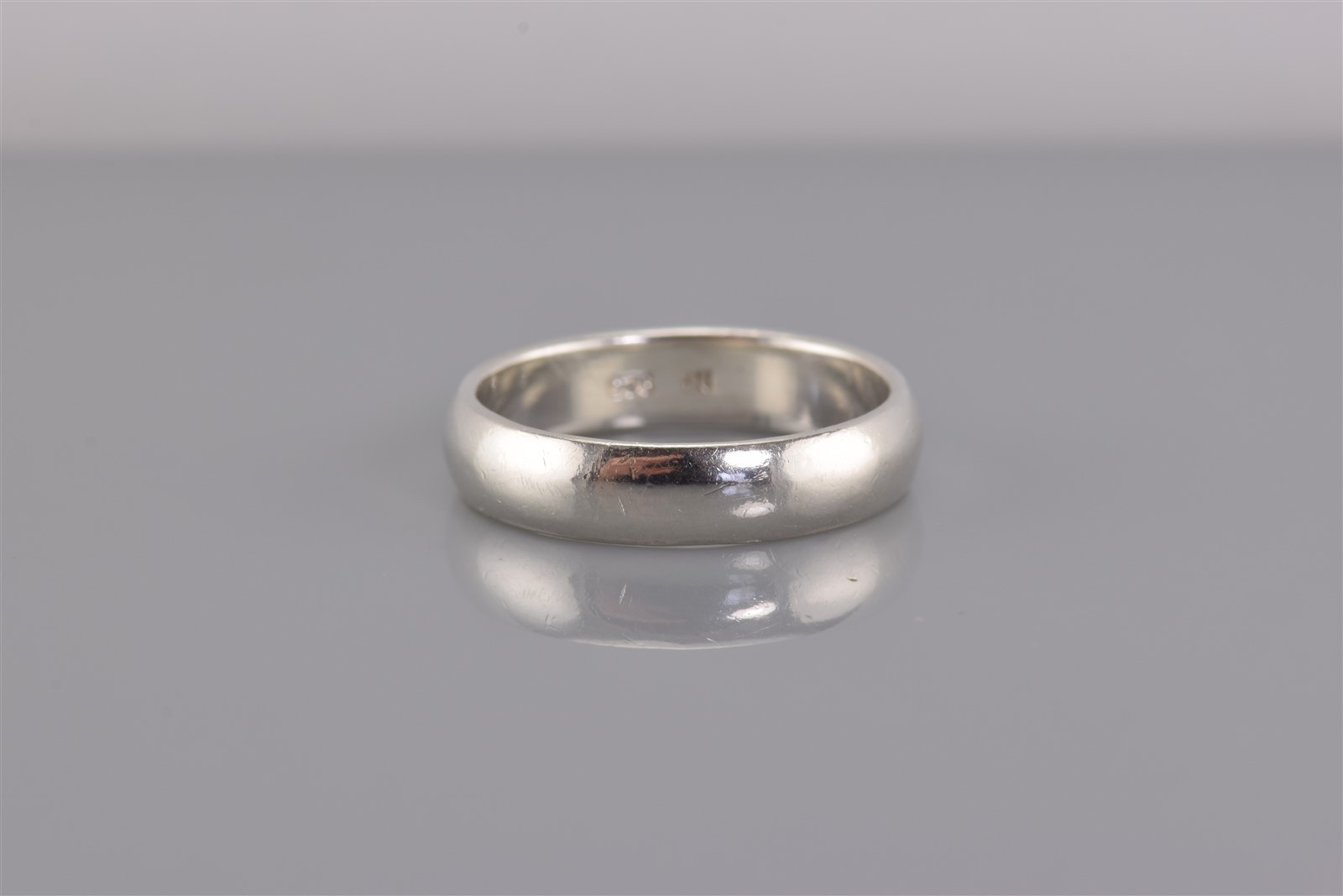 Sterling Silver Solid Plain & Simple Rounded Band… - image 4