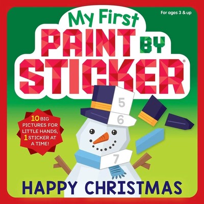 Workman Publishing | My First Paint by Stick*r: Happy Christmas | Taschenbuch