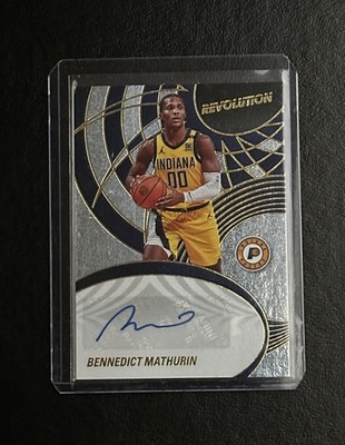 2024-25 Panini Revolution Auto Bennedict Mathurin #AU-BNM Indiana Pacers NBA