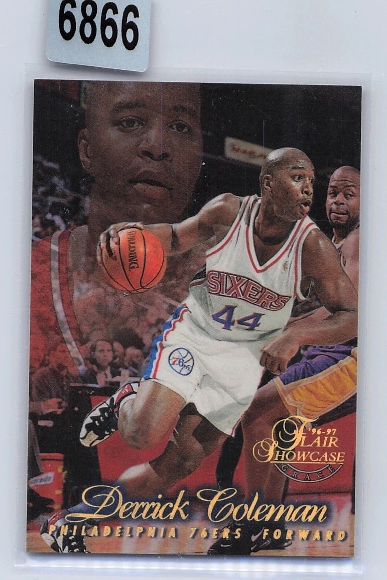 1996-97 Flair Showcase - Derrick Coleman #32 Row 1