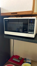 Sharp 800W 20L Countertop Microwave Silver/Black Digital Defrost Timer R-242