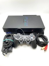 Sony Playstation 2 Fat Console PS2 nera + memory 8 mega Completa funzionante