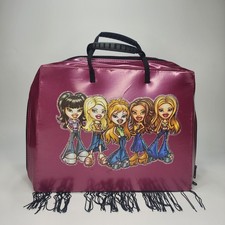 Bratz 2002 Doll Zip Travel Bag Carrying Case With Fringe On Bottom
