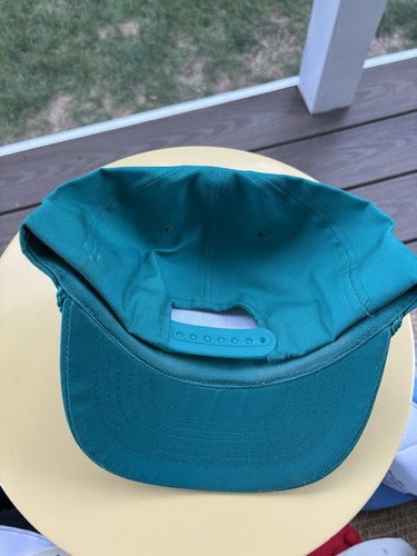 Vtg 90s Hydro Therm Innova Trucker Hat Aqua Turquoise Rope Snapback Boiler - Picture 6 of 10