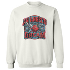 Atlanta Inspired Hoops | An Angels Dream Graphic Unisex Crewneck Sweatshirt