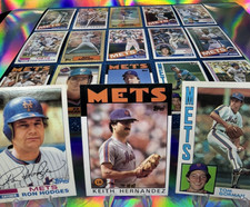 New York Mets Baseball Card Lot 1980s Vintage Keith Hernandez