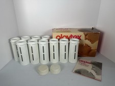 Vintage 10 Playtex Nursers Bottles 1970 s, 1980's with Caps