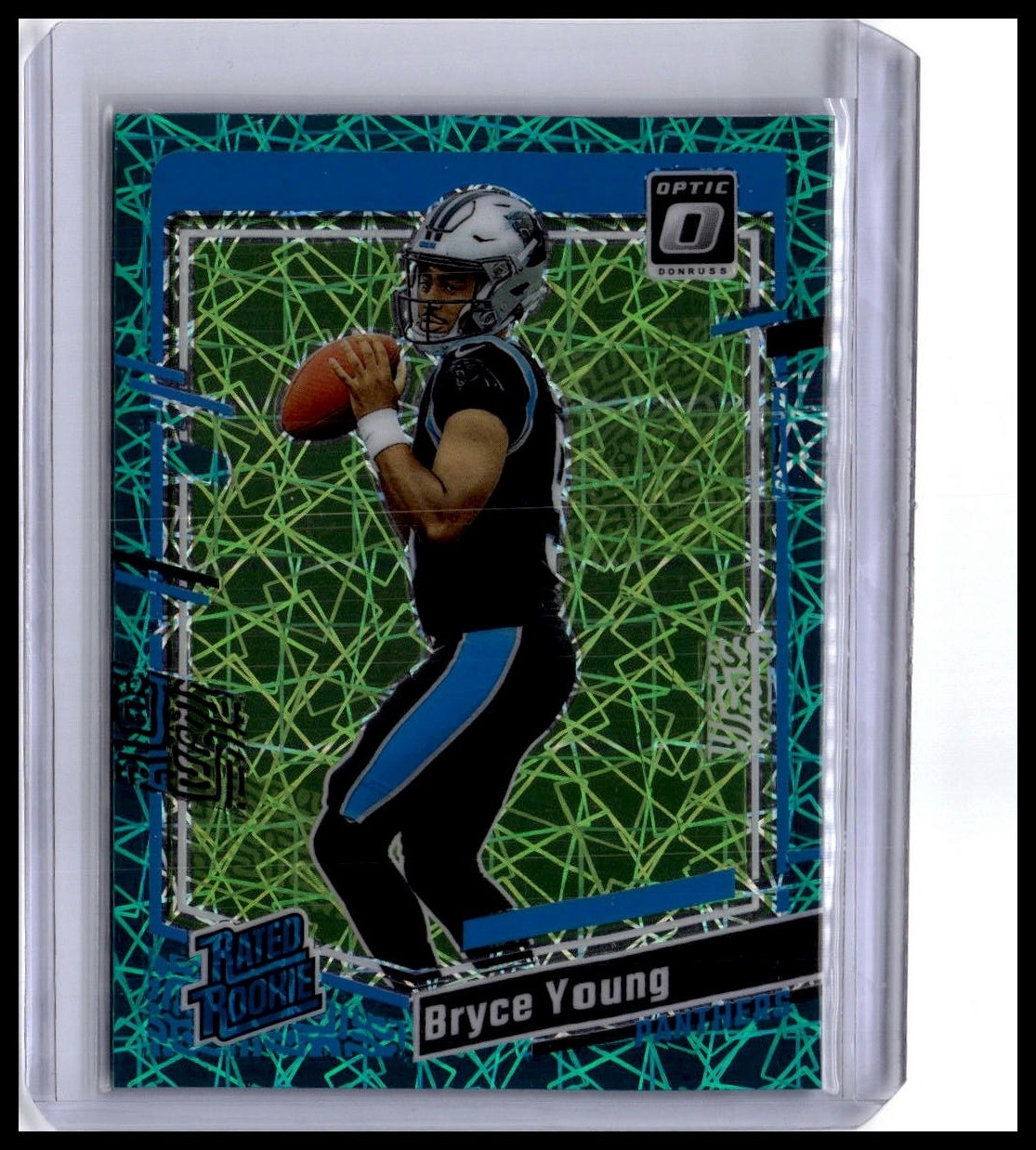 2023 Donruss Optic #213 Bryce Young Teal Velocity