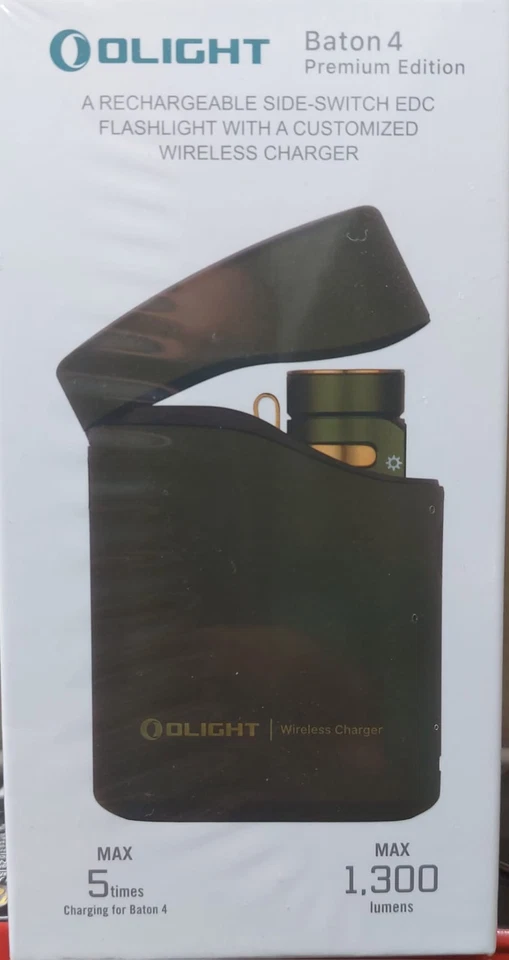OLIGHT Baton 4 kit Mini LED Taschenlampe mit dimmbarem Ladecase für Alltag